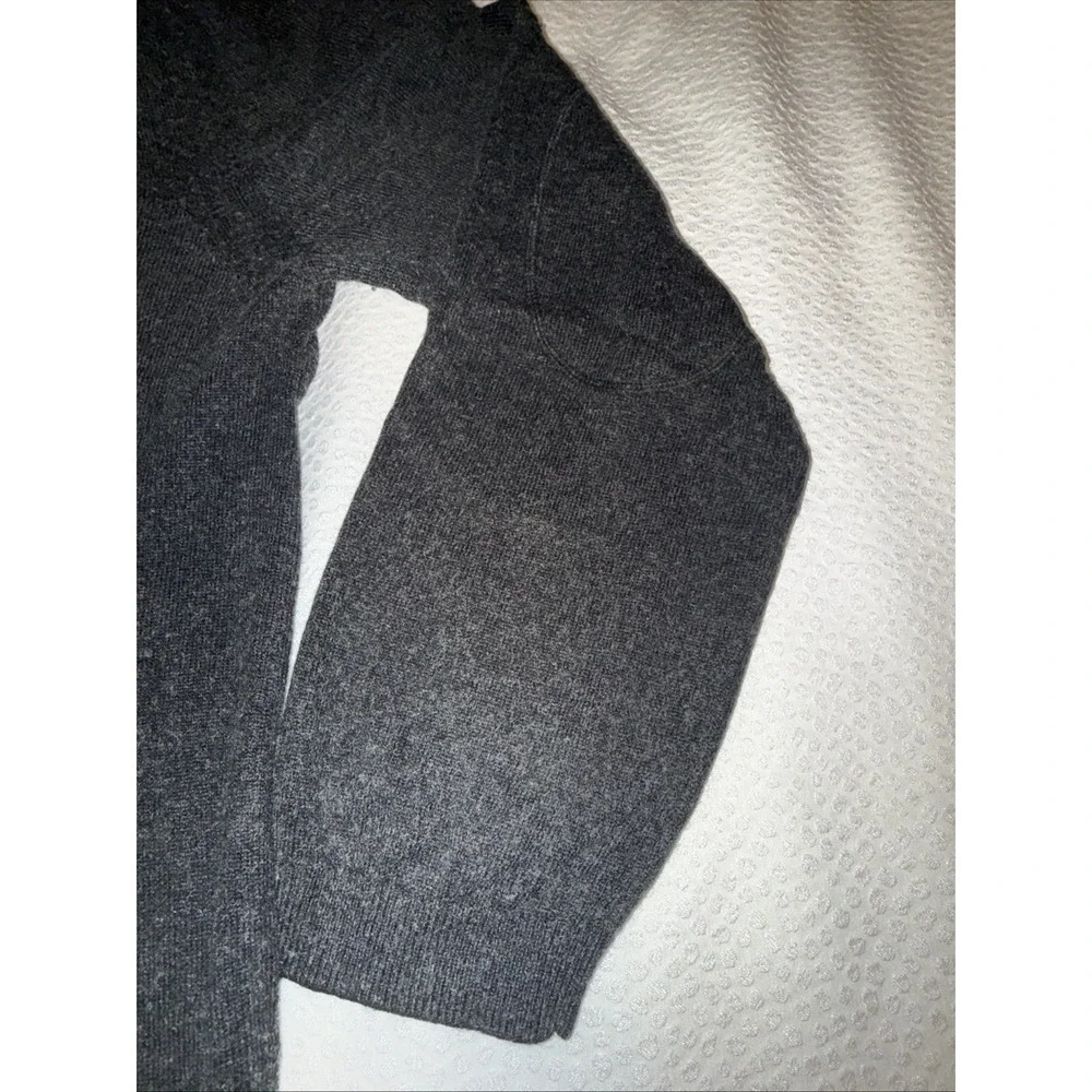 Banana Republic Quarter Zip Men Large Premium Luxe Cashmere Silk Knit Sweater